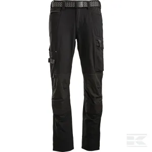 Housut 4 Way Stretch, musta, XL image