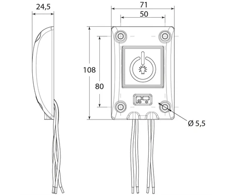 4051916 valokytkin pinta mitat kuva