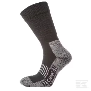 Lämpösukat UK: 3-5 (35-38) musta/harmaat image