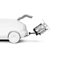 Small ThuleEasyFold3 2B Side P Tilted BikeAddon 944100 944700