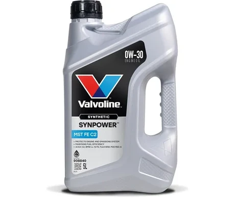 VALVOLINE SYNPOWER MST FE C2 0W-30 MOOTTORIÖLJY 5L kuva