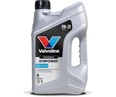 VALVOLINE SYNPOWER MST FE C5 0W-20 MOOTTORIÖLJY 5L kuva