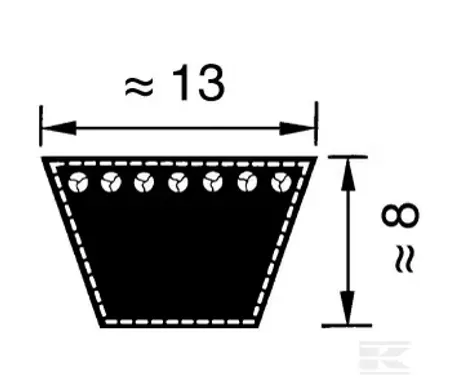 vbelt profile a td kuva