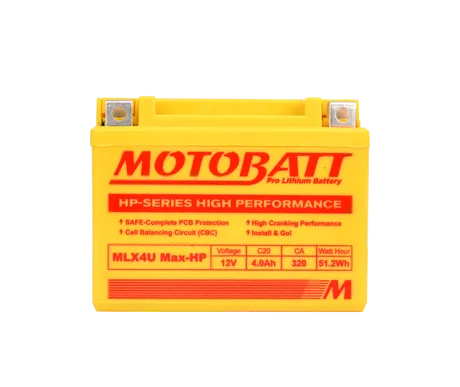 Motobatt lithium akku MLX4U Max-HP kuva
