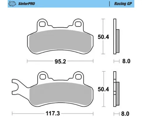 Motomaster Brake pads Racing GP: ATV/UTV kuva