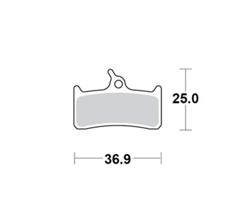 Motomaster Brake pad bicycle Organic: Sh kuva