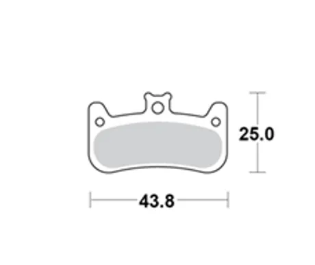 Motomaster Brake pad bicycle Organic: Fo kuva