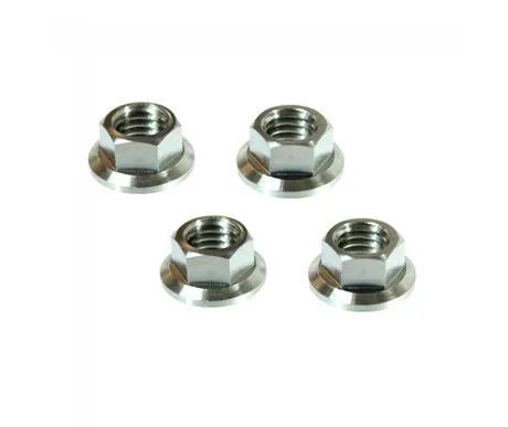 Scar 6 x Titanium HEX HEAD FLANGE NUT M8 kuva