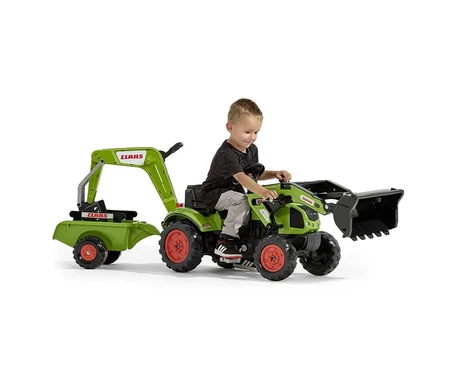 Claas polkutraktori etukuormaajalla ja peravaunulla F2040N 2 kuva