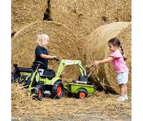 Claas polkutraktori etukuormaajalla ja peravaunulla F2040N 3 kuva