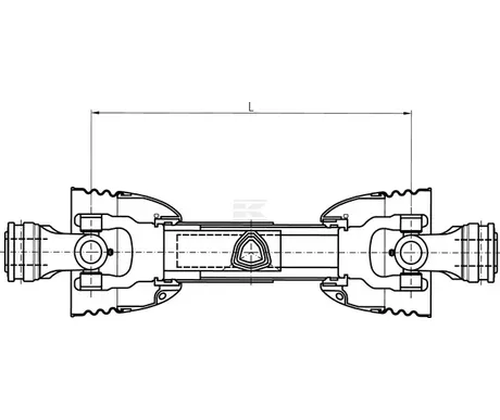 pto shaft standard t td kuva