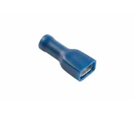 Laattaliitin 6.3 x 0.8 mm eristetty, sininen 10 kpl kuva