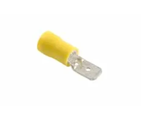 Laattapistoke 6.3 x 0.8 mm keltainen 10 kpl kuva