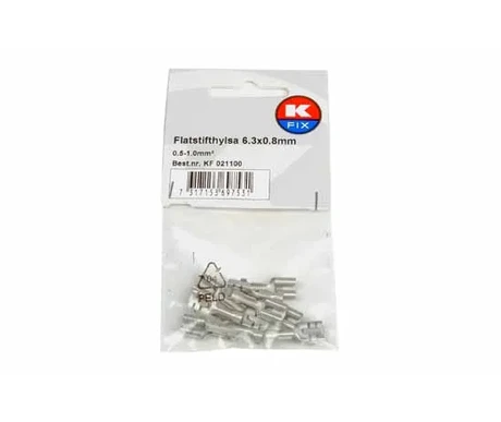 Laattaliitin 6.3 x 0.8 mm 0.5-1,0 mm, 10 kpl kuva