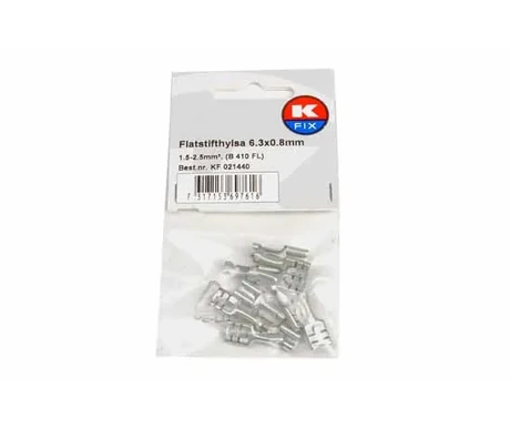Laattaliitin 6.3 x 0.8 mm 1.5-2,5 mm, 10 kpl kuva
