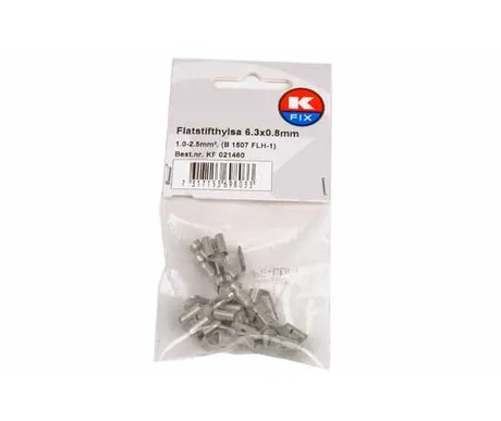 Laattajakaja 6.3 x 0.8 mm, 1.0-2.5 mm, 10 kpl kuva