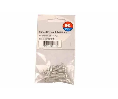 Laattaliitin 6.3 x 0.8 mm 4.0-6.0 mm, 10 kpl kuva