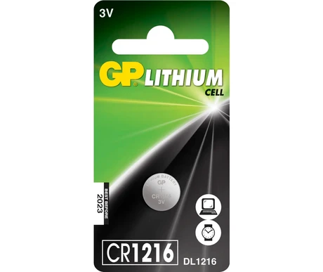 Nappiparisto CR1216/DL1216 LITHIUM 3,0V kuva