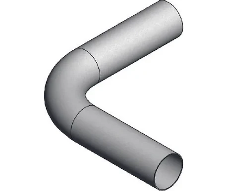 Mutka, 90 ° ei levitystä kuva