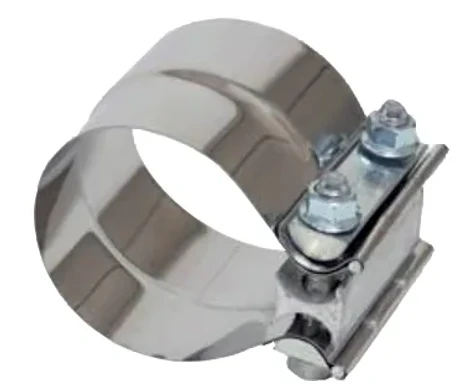 Pakoputken klemmari, leveä, Min Ø 101,6 mm, Max. Ø 106,6 mm, galvanoitu kuva