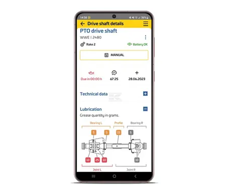Käyttöaikalaskuri voimansiirtoakselille kuva