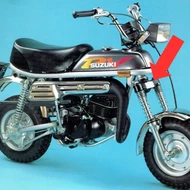 suzuki pv etuhaarukka heijastin