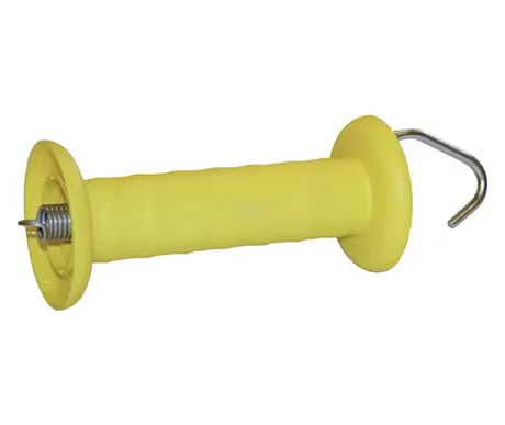 Veräjänkahva koukulla, keltainen kuva