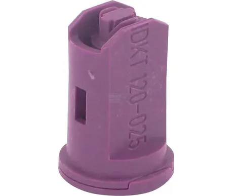 Ilma-avusteinen kaksoisviuhkasuutin, Lechler IDKT 120°, 025 - liila kuva