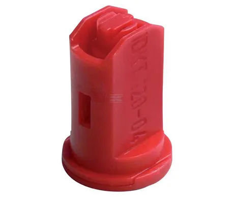 Ilma-avusteinen kaksoisviuhkasuutin, Lechler IDKT 120°, 04 - punainen kuva