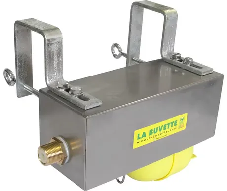 Juoma-altaan uimuri, Lacabac, LB, ruostumaton kuva