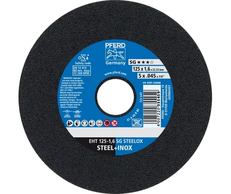 Katkaisulaikka PFERD EHT 125x1,6x22,23 mm SG STEELOX kuva