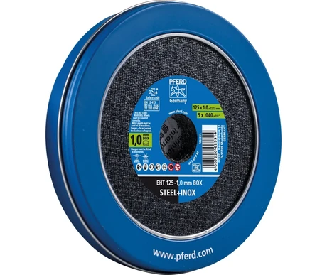 Katkaisulaikka PFERD EHT 125x1,0x22,23 SG STEELOX 10 kpl paketti kuva