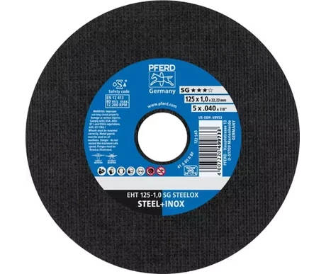 Katkaisulaikka PFERD EHT 125x10x2223 SG STEELOX 10 kpl paketti kuva