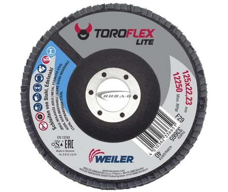 Lamellilaikka TOROFLEX LITE 125x22 mm B Z40 kuva