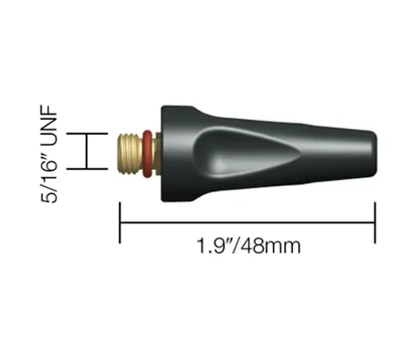 Elektrodin suoja 50 mm keskipitkä, 1kpl kuva