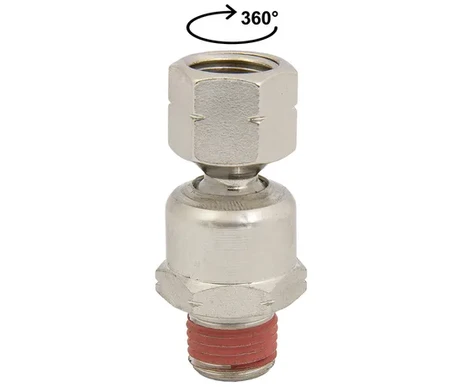 Paineilmaliitin nivelellä 1/4" 360° kuva