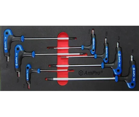 Torx avaimet T-kahvalla 7-osaa kuva