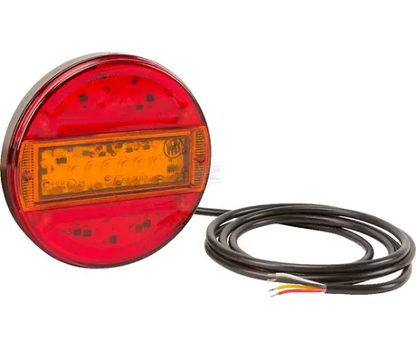 LED-takavalo, pyöreä, 12-24V, 140 mm kuva