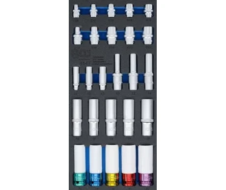 Hylsysarja 1/4", 3/8" ja 1/2 kuva