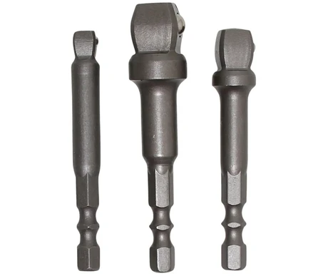 Hylsyadapteri porakoneeseen, 1/4", 3/8" ja 1/2" kuva