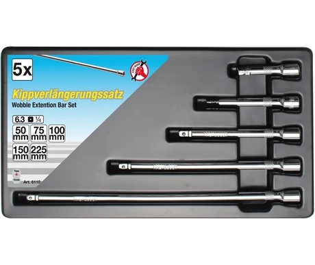 5 kpl 1/4" Jatkovarsiarja, pal kuva