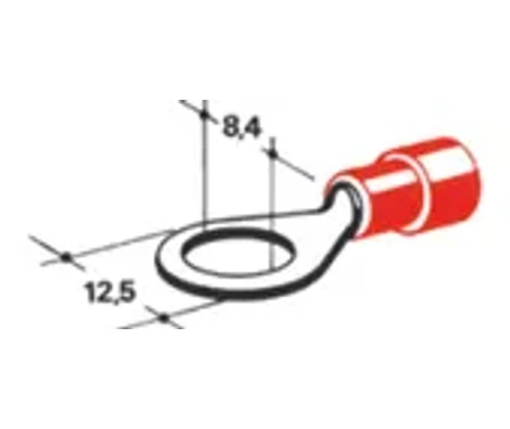 Lenkkiliitin punainen 8,4 mm, 25 kpl kuva