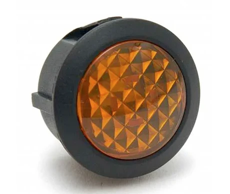 Merkkivalo 20 mm reikään, 12V keltainen led kuva