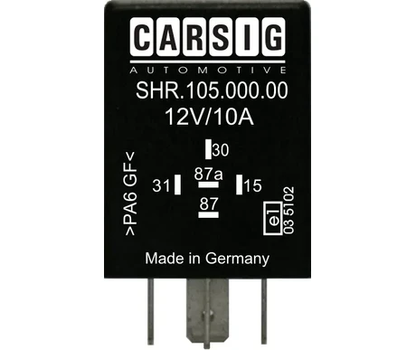 Askelrele 12V 10/15A + ohjaus kuva