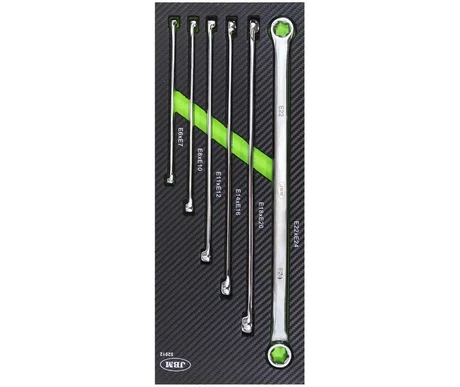 Erikoispitkä E-Torx lenkkiavainsarja E6-E24 kuva