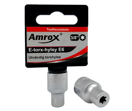 Hylsy E-Torx 3/8" E6 kuva