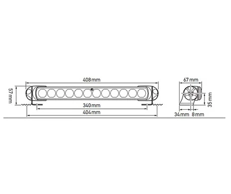 LED 350 new bracket kuva