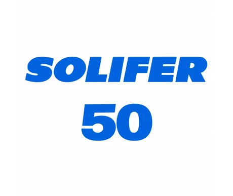 Suzuki PV50 Solifer 50 sivuposken tarra, Sininen 1987-1988 kuva