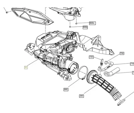 Ski-Doo imuäänenvaimennin 600 EFI, 900 ACE kuva
