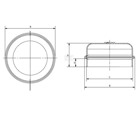 wheel cap round td kuva